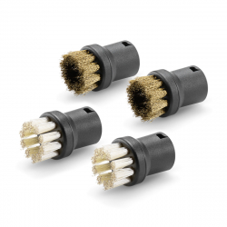 Karcher Körkefekészlet 2db réz + 2db nylon sörtékkel